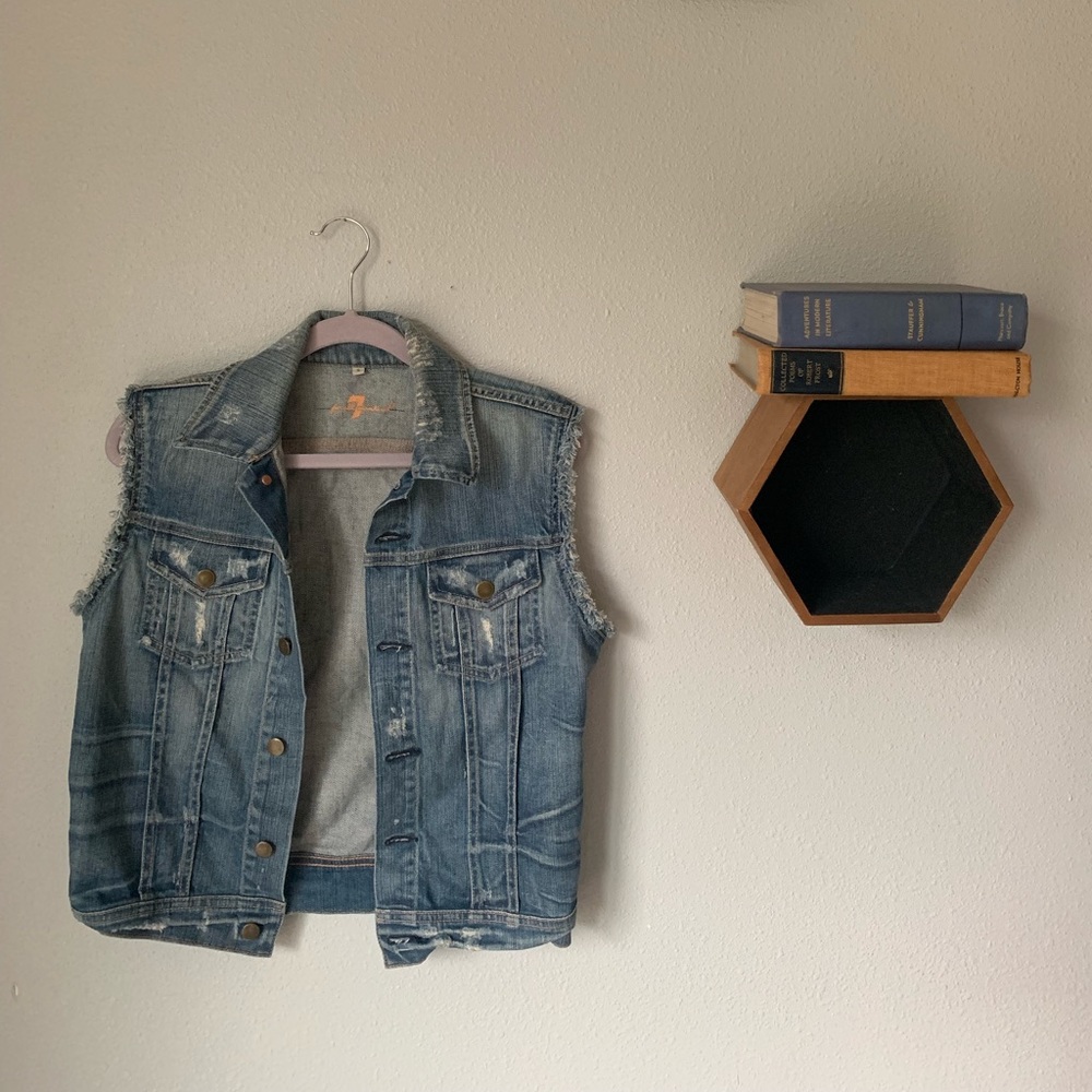 🌟 7 for all mankind denim vest 🌟